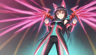Cyberpunk Catgirl Cyberpunk Catgirl