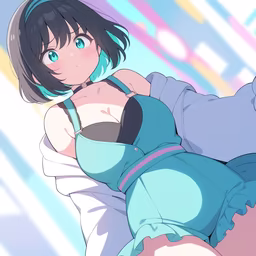 Anime Girl in Blue