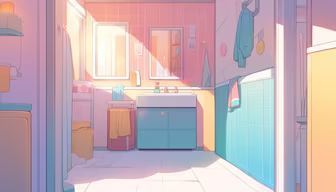 Morning Light in the Bathroom Morning Light in the Bathroom