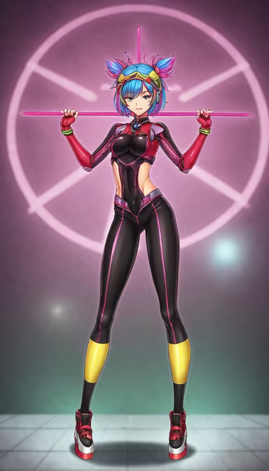 Cyberpunk Gymnast Cyberpunk Gymnast