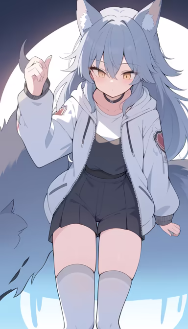 Moonlit Wolf
