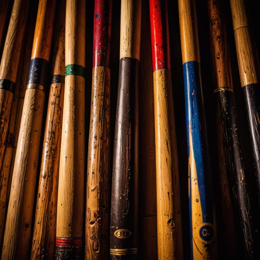 Vintage Croquet Mallets