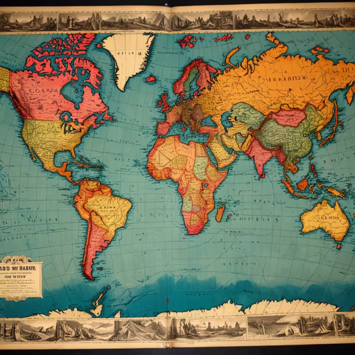 Vintage World Map