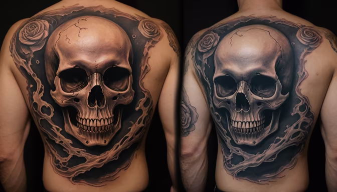 Skull and Roses