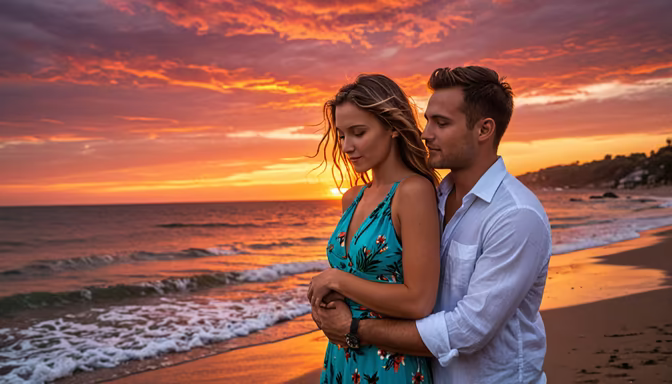 Sunset Embrace