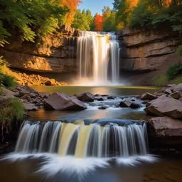 Autumn's Cascade