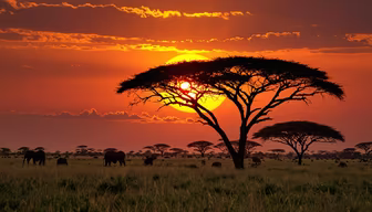 African Sunset African Sunset