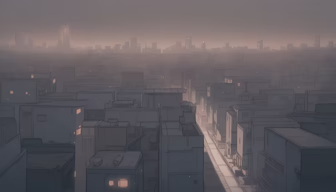 Cityscape in Haze