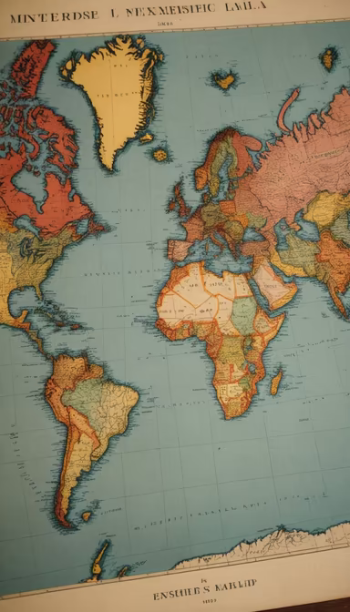 Vintage World Map Vintage World Map