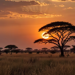 African Sunset African Sunset