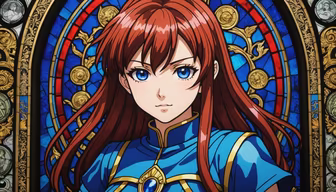 Anime Stained Glass Anime Stained Glass