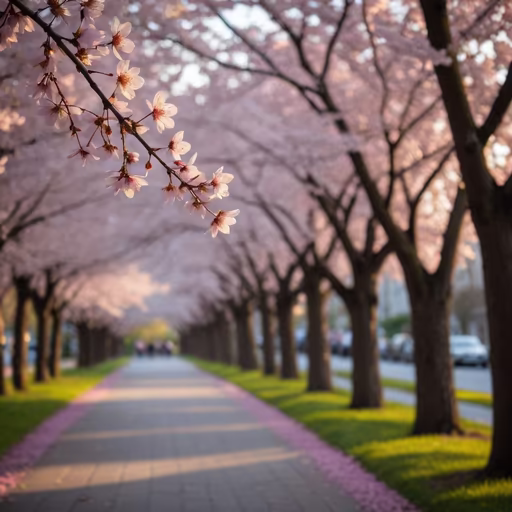 Cherry Blossom Path