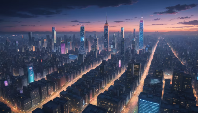 Cityscape at Dusk