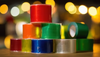 Colorful Tape Pyramid