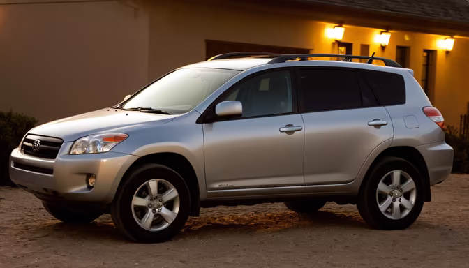Silver SUV