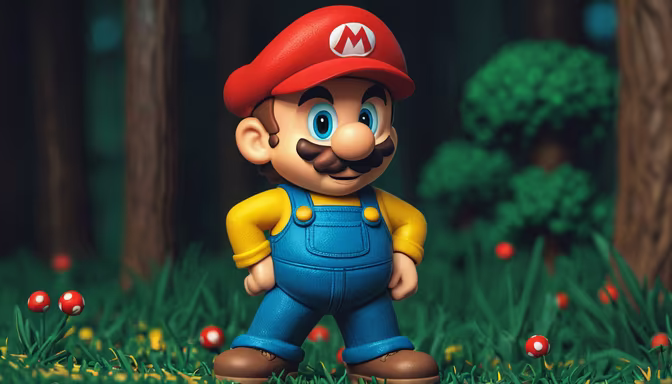 Mario in the Mushroom Kingdom