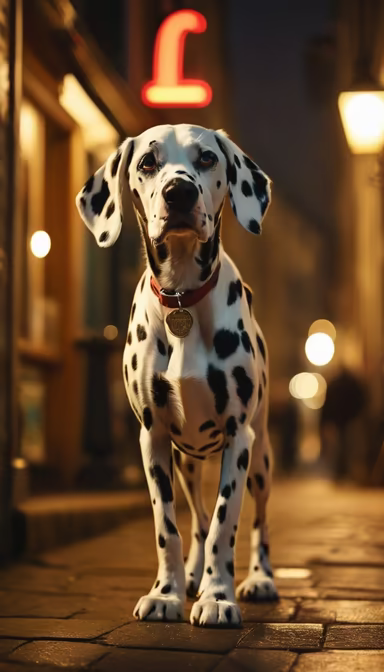 City Lights Dalmatian