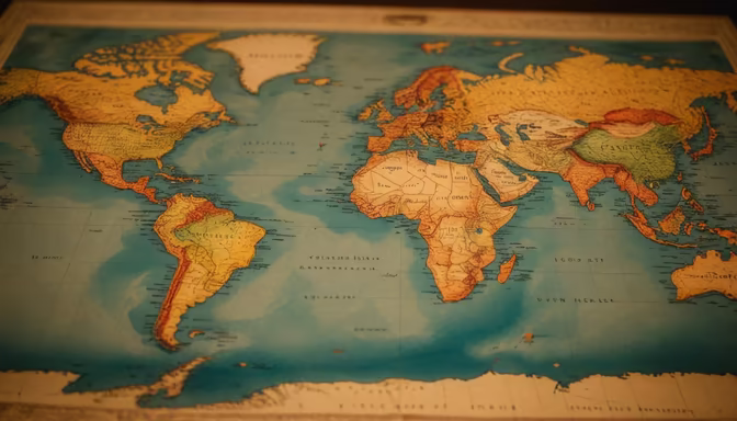 Antique World Map
