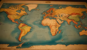 Antique World Map Antique World Map