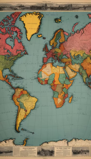 Vintage World Map Vintage World Map