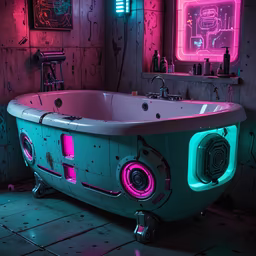 Cyberpunk Bathroom Cyberpunk Bathroom
