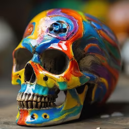 Colorful Skull Colorful Skull
