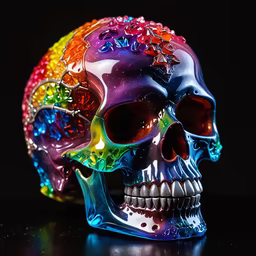 Rainbow Skull Rainbow Skull