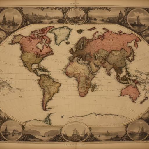 Vintage World Map