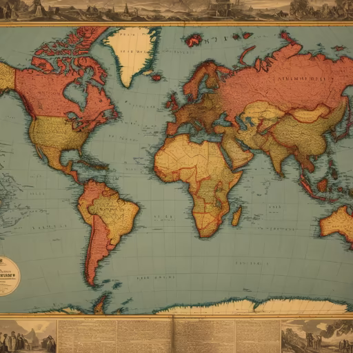 Antique World Map