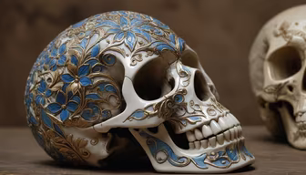 Floral Skull