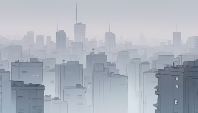 Cityscape in Haze