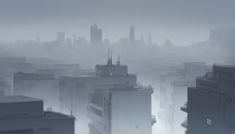 Cityscape in the Mist Cityscape in the Mist