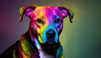 Rainbow Dog Rainbow Dog