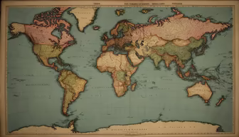 Vintage World Map Vintage World Map