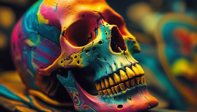 Colorful Skull