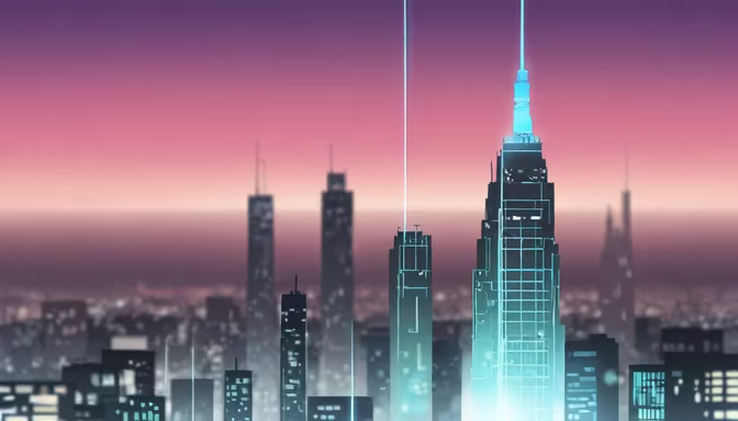 Cityscape at Dusk