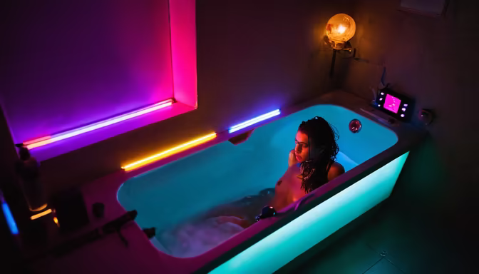 Neon Bath