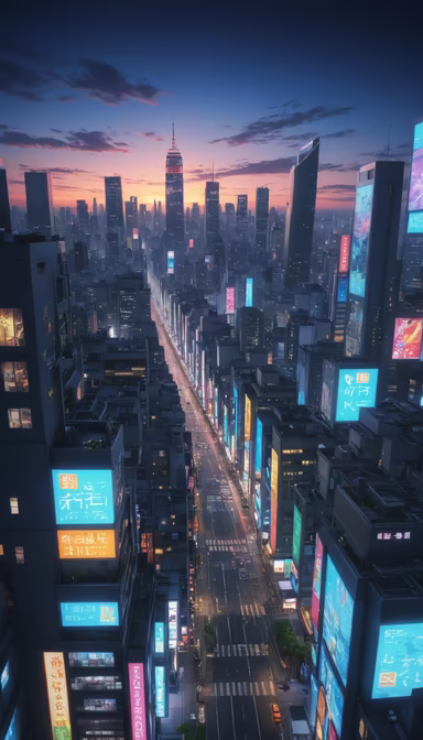 Cityscape at Dusk