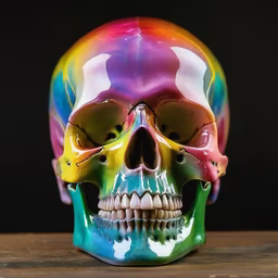 Rainbow Skull