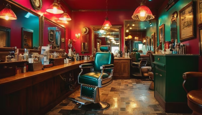 Vintage Barbershop Charm