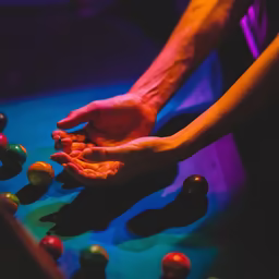 Hands and Marbles