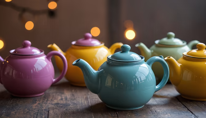 Colorful Teapots