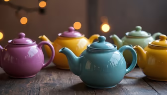Colorful Teapots Colorful Teapots
