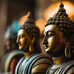 Serene Buddha Statues