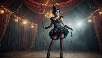 Enchanting Circus Performer