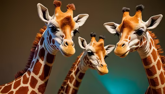 Giraffe Gathering Giraffe Gathering