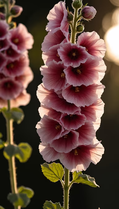 Hollyhock Bloom Hollyhock Bloom