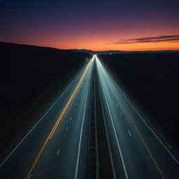 Highway at Dusk Highway at Dusk