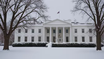 Winter at the White House Winter at the White House