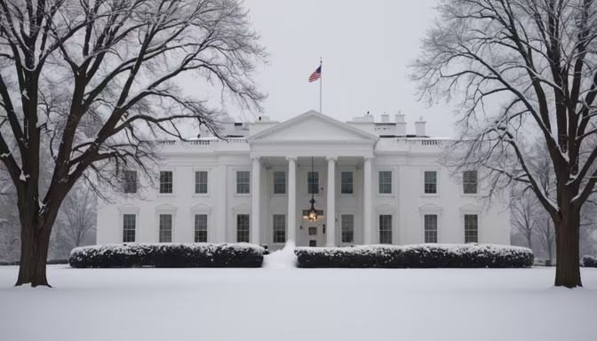 Winter at the White House